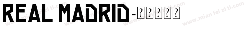 real madrid字体转换
